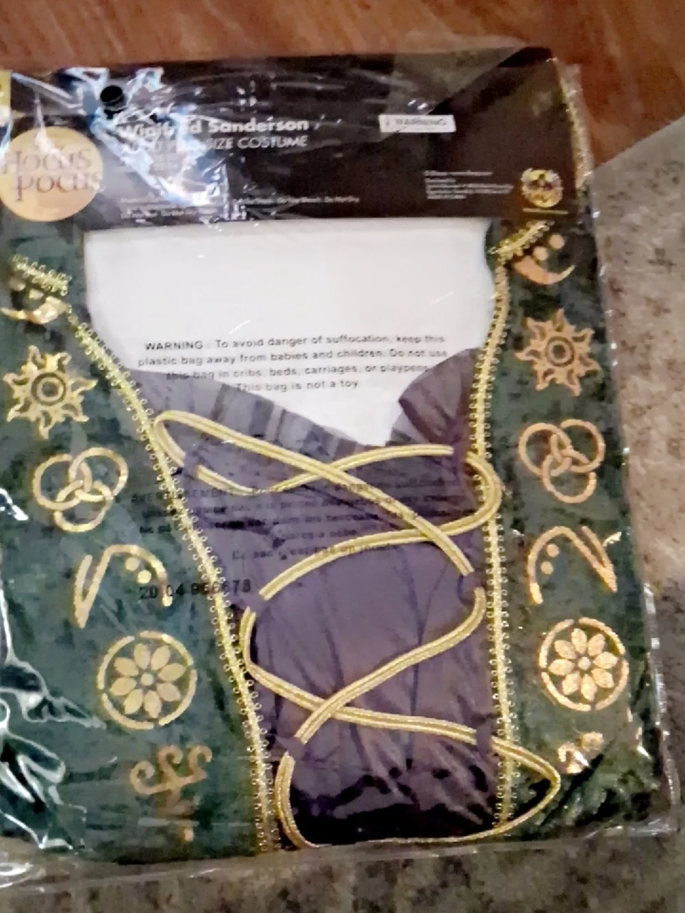 Winifred Sanderson Green Witch Costume - Adult